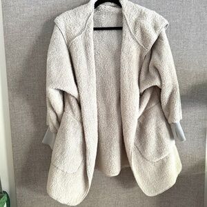Beige Faux Fur Jacket